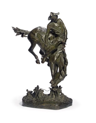 The Outlaw (bronz s hnědozelenou patinou) od Frederic Remington