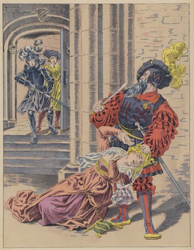 Modré vousy, Modré vousy (barva lito) od Frederic Theodore (after) Lix