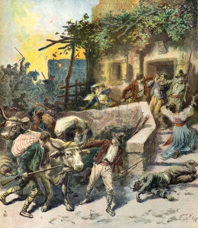 Vykradení domu na Sicílii od Frederic Theodore Lix