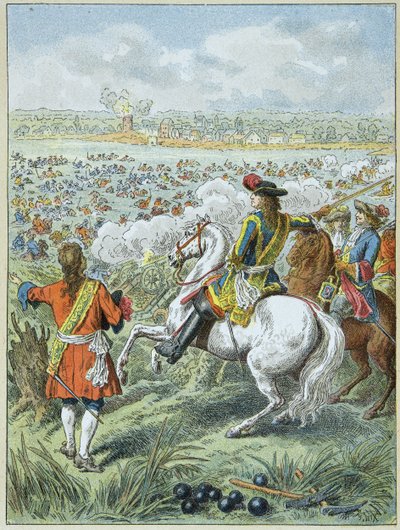 Průchod Rýnem vojsky krále Ludvíka XIV od Frederic Theodore Lix
