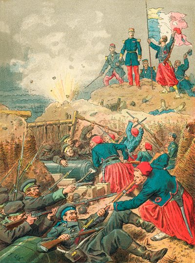 Dobytí Malakoffa od Frederic Theodore Lix