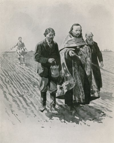 Požehnání půdy před setbou: Malá Rus od Frederic de Haenen