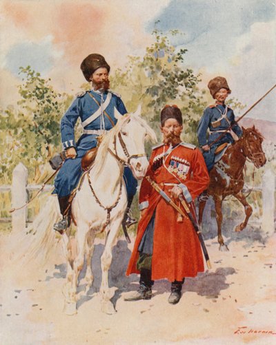 Cossacks of the Guard a Imperial Bodyguard od Frederic de Haenen
