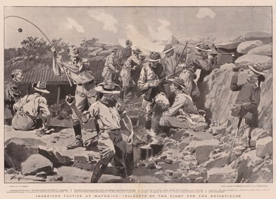 Geniální taktika v Mafeking, Incidents of the Fight for the Brickfields od Frederic de Haenen