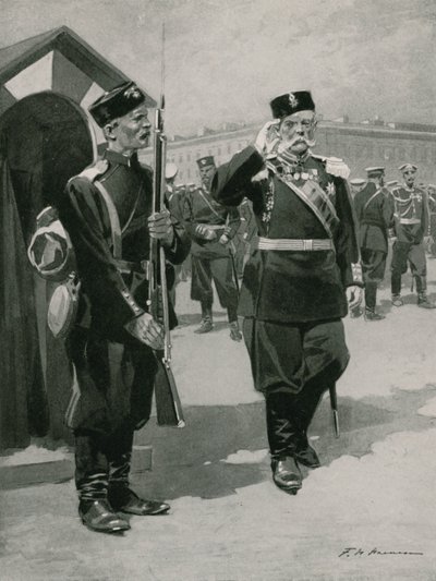 Důstojník a Sentinel od Frederic de Haenen