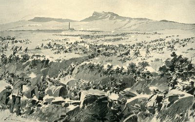 Ambuscade at Koornspruit: A Critical Moment, 1900, 1901. od Frederic de Haenen