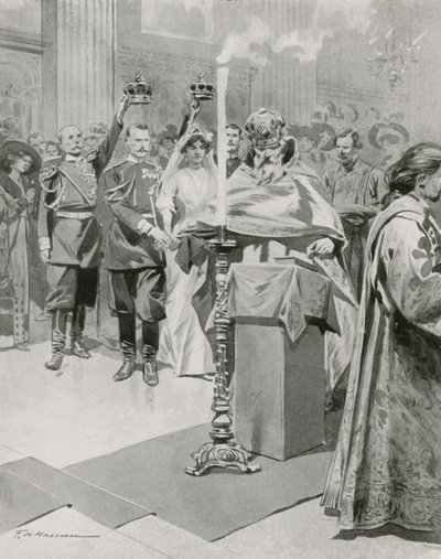 Svatba šlechtice od Frederic de Haenen
