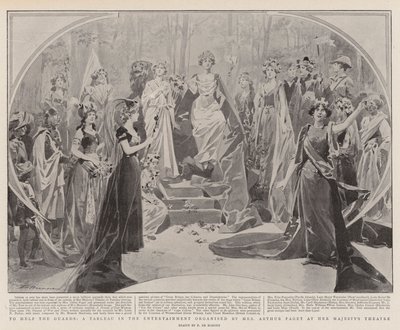 To Help the Guards, Tableau in the Entertainment organizované paní Arthur Pagetovou v divadle Jejího Veličenstva od Frederic de Haenen