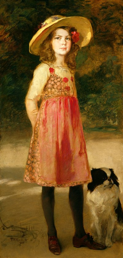 Umělcova dcera, Hilde od Frederich August Kaulbach