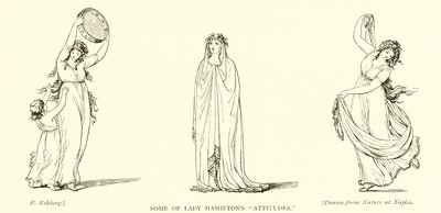 Některé z postojů lady Hamiltonové od Frederich Rehberg