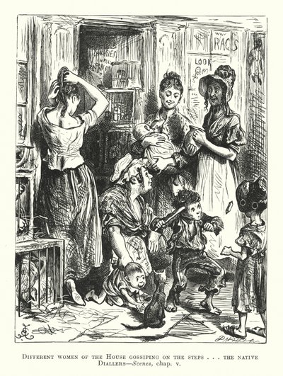 Ilustrace k filmu Sketches by Boz (litografie) od Frederick (after) Barnard