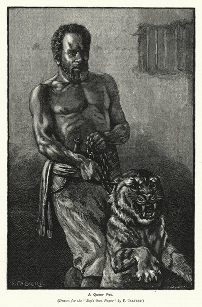 Divný mazlíček (rytina) od Frederick (after) Calvert
