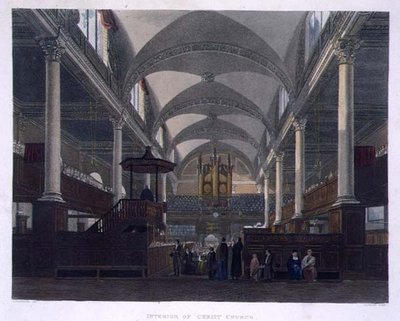 Interiér Christ Church, z 