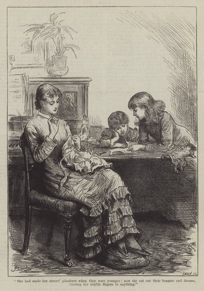 Lidé, které jsem potkal, Governess (rytina) od Frederick (attr. to) Barnard