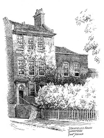 Stanfield House, Hampstead, Londýn, 1912 od Frederick Adcock
