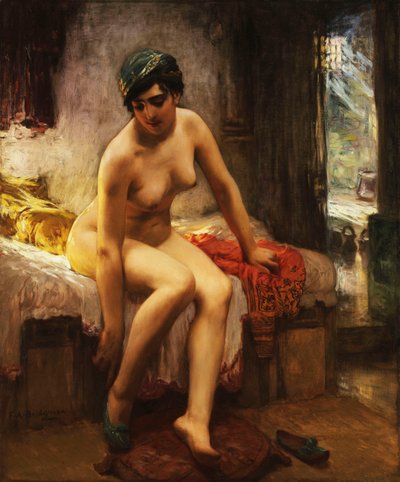 Alžírská prostitutka, od Frederick Arthur Bridgman