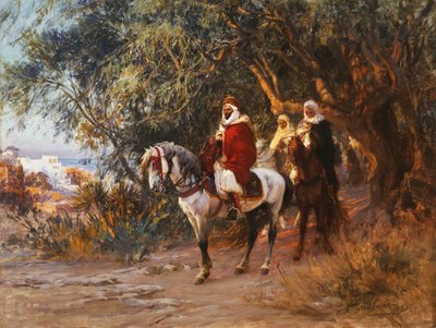 Arabové na koni, 1892 od Frederick Arthur Bridgman