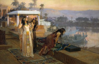 Kleopatra na terasách Philae od Frederick Arthur Bridgman