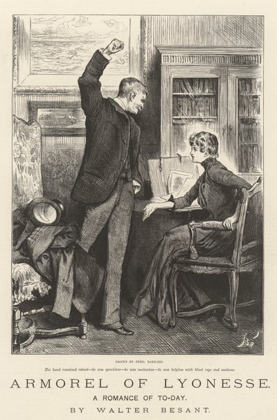 Armorel of Lyonesse, Romance of To-Day, Walter Besant od Frederick Barnard