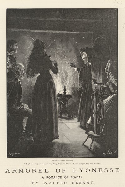 Armorel of Lyonesse, Romance of To-Day, Walter Besant od Frederick Barnard