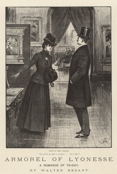Armorel of Lyonesse, A Romance of To-Day, Walter Besant od Frederick Barnard