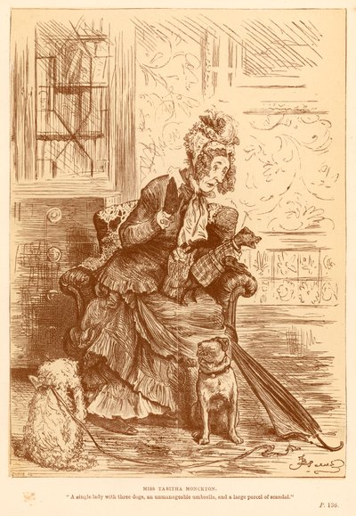 Slečna Tabitha Moncktonová od Frederick Barnard