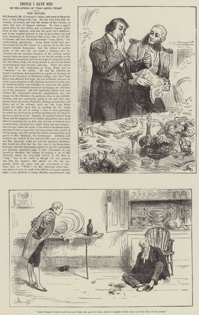 Lidé, které jsem potkal, Butler od Frederick Barnard