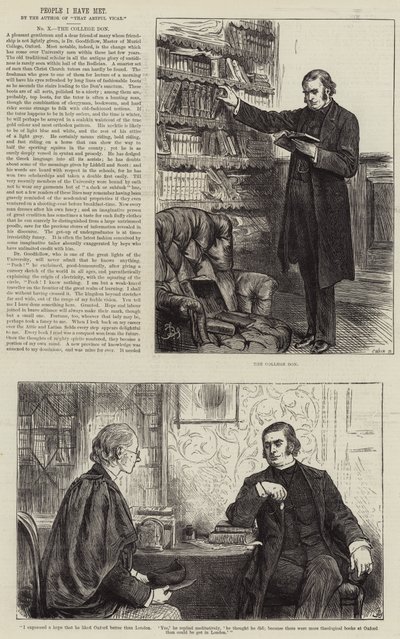 Lidé, které jsem potkal, College Don od Frederick Barnard