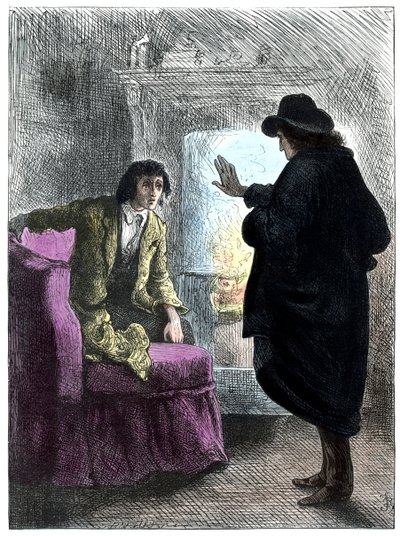 Strašidelný muž od Charlese Dickense od Frederick Barnard