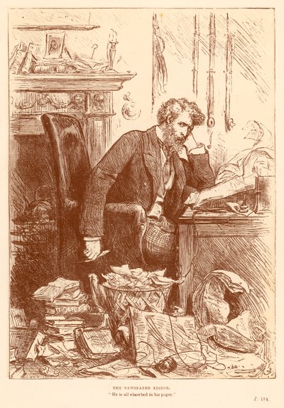 Redaktor novin od Frederick Barnard