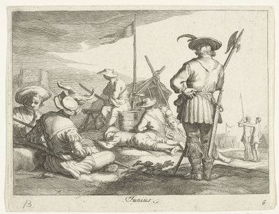 Měsíc červen Junius (název na objektu) Měsíce roku (název seriálu) od Frederick Bloemaert