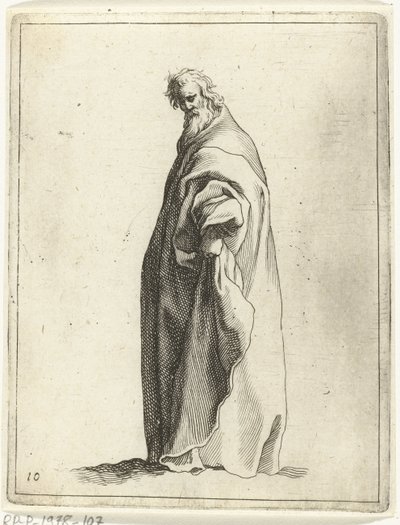 Starý muž 15 malých figurek (název série) od Frederick Bloemaert