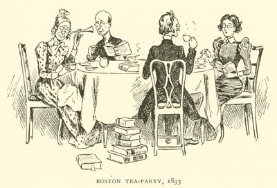 Bostonská čajová slavnost, 1893 od Frederick Burr Opper