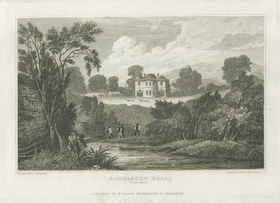 Darlaston Hall: rytina, nd [c 1830] od Frederick Calvert
