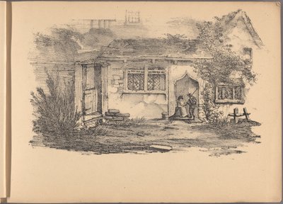 Jedna ze série šedesáti náčrtů chalup. Londýn, 1825. od Frederick Calvert