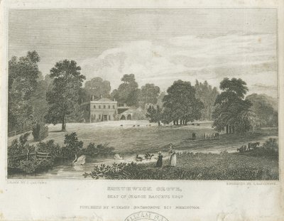 Smethwick Grove: rytina, nd [c 1830] (tisk) od Frederick Calvert