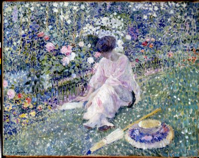 Zahrada v červnu od Frederick Carl Frieseke