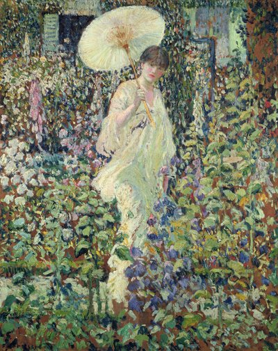 Slunce a vítr (olej na plátně) od Frederick Carl Frieseke
