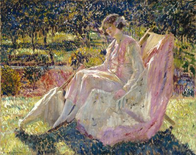Sluneční lázně, kolem roku 1913 od Frederick Carl Frieseke