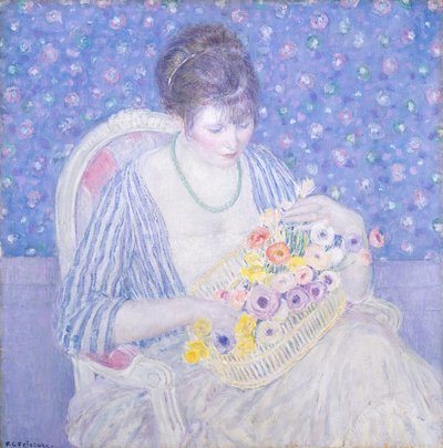 Košík květin, c.1913-17 od Frederick Carl Frieseke