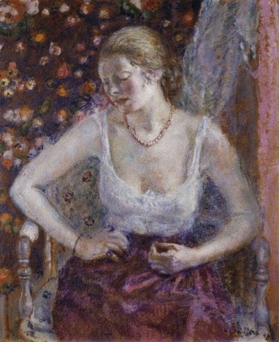 Žena oblékání od Frederick Carl Frieseke
