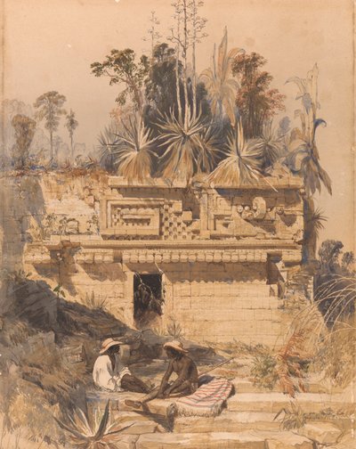 Ruiny v Sabachche od Frederick Catherwood