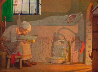 Slovo, c1922 od Frederick Cayley Robinson