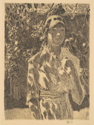 Helen Burke, 1917. od Frederick Childe Hassam