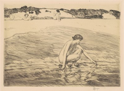 Příliv, Montauk, 1922. od Frederick Childe Hassam