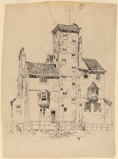 Normanská struktura, 1885. od Frederick Childe Hassam