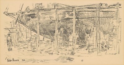 Na cestách, 1918. od Frederick Childe Hassam