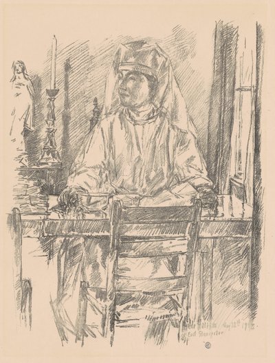 Zdravotní sestra Červeného kříže, 1918. od Frederick Childe Hassam