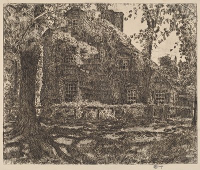 The Home Sweet Home Cottage, Easthampton, 1921. od Frederick Childe Hassam