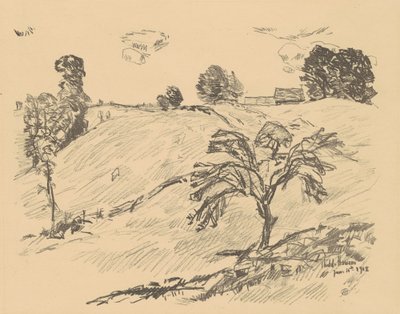 Země Nod, 1918. od Frederick Childe Hassam